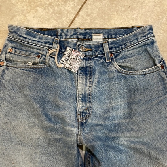 Vintage Upcycled Levi’s Straight Fit 505 Jeans 34 The Greatest Time in History - Picture 4 of 11